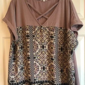 Maurice’s cross cross top